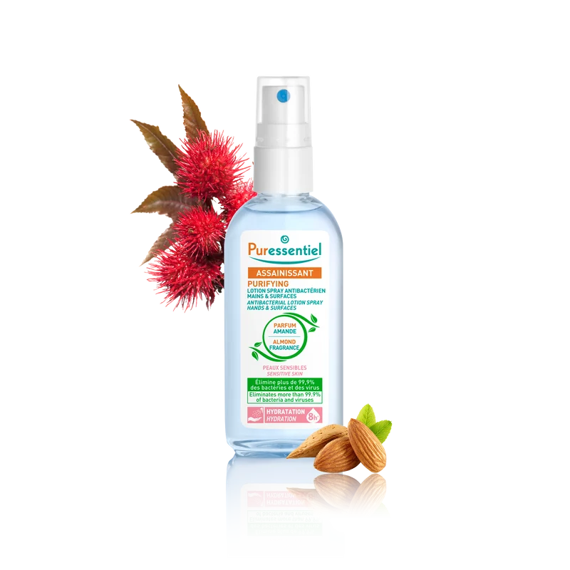 Lotion Spray Antibactérien Peaux Sensibles