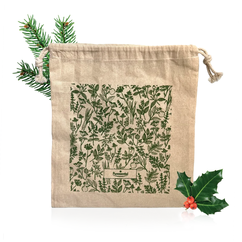Pochon Fleuri en Coton